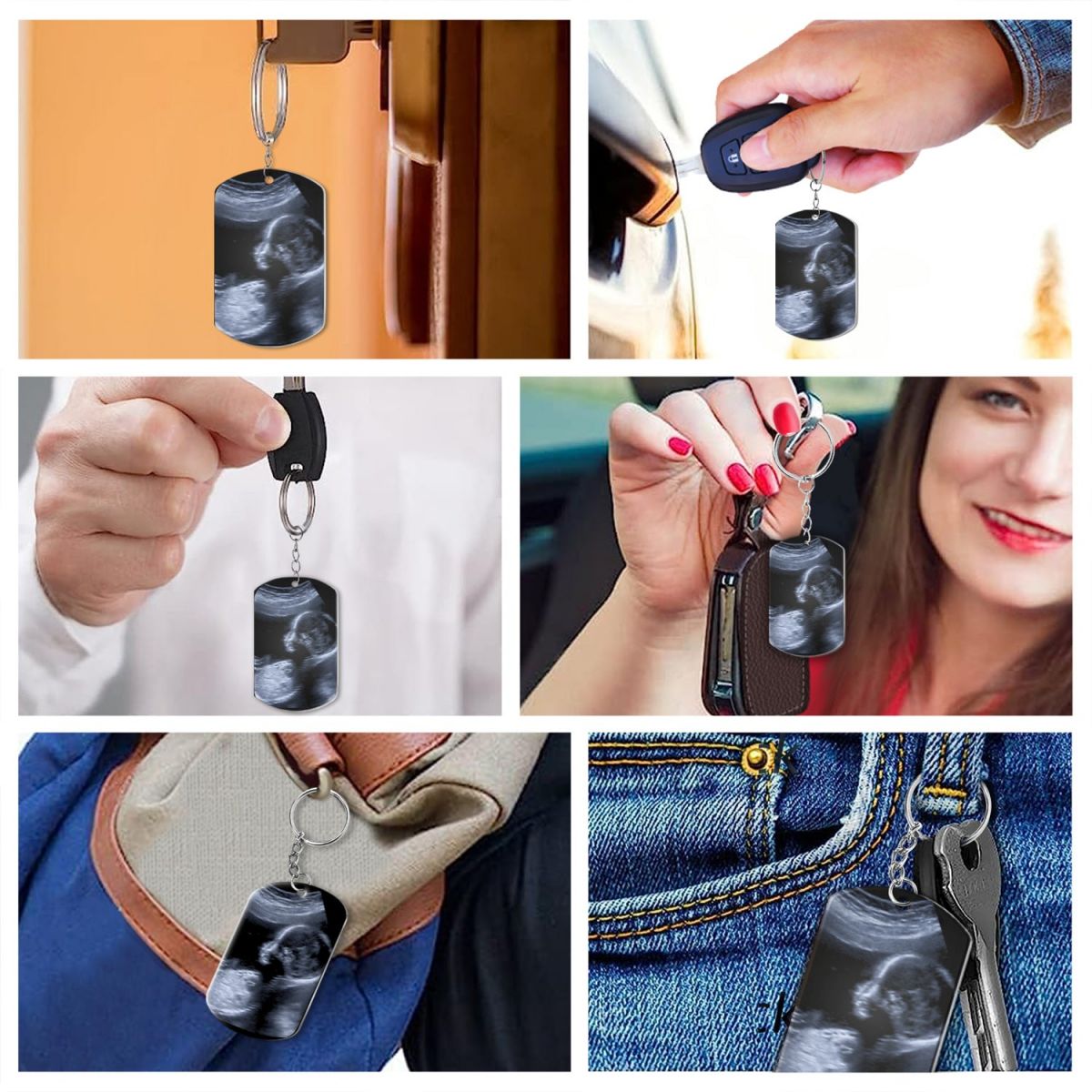 To Daddy/Mommy Now You Can Carry Me Too-Personalized Keychain Gift For New Parents