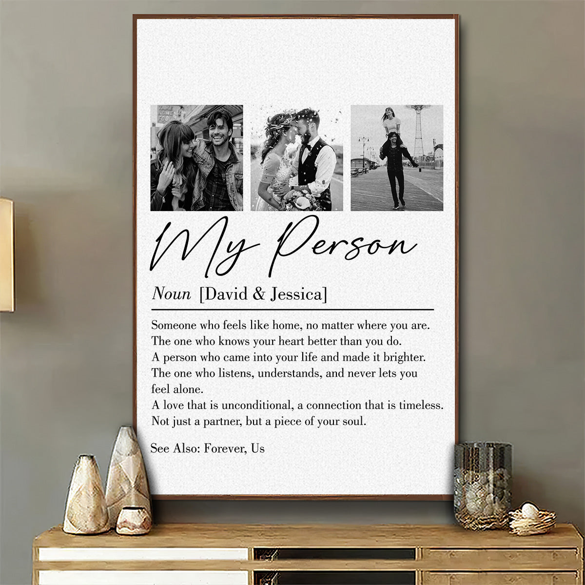 My Person - Personalized Photo Couple Poster