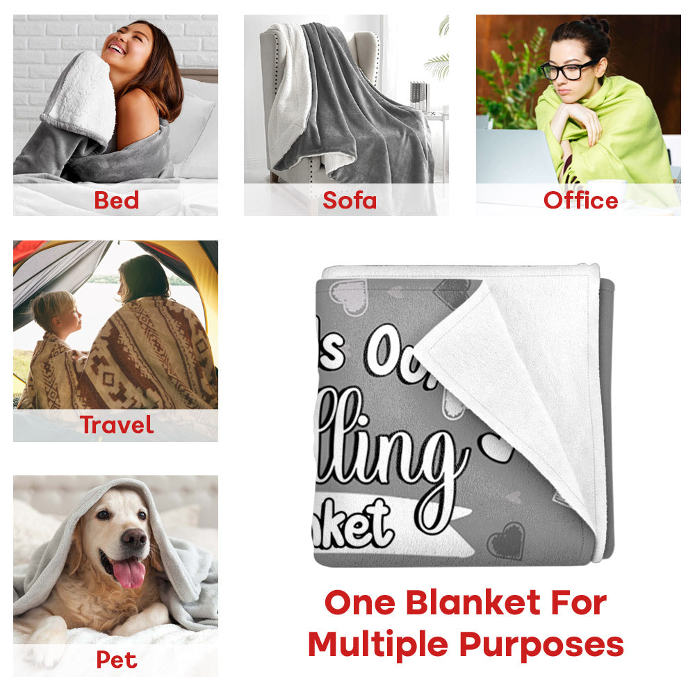 This Is Our Cuddling Blanket Personalized Blanket Gift For Couple