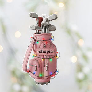 Golf Christmas Ornament - Personalized Gift For Golfers
