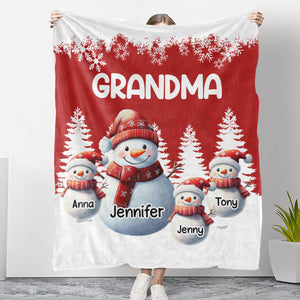 My Fav People Call Me - Personalized Custom Fleece Blanket