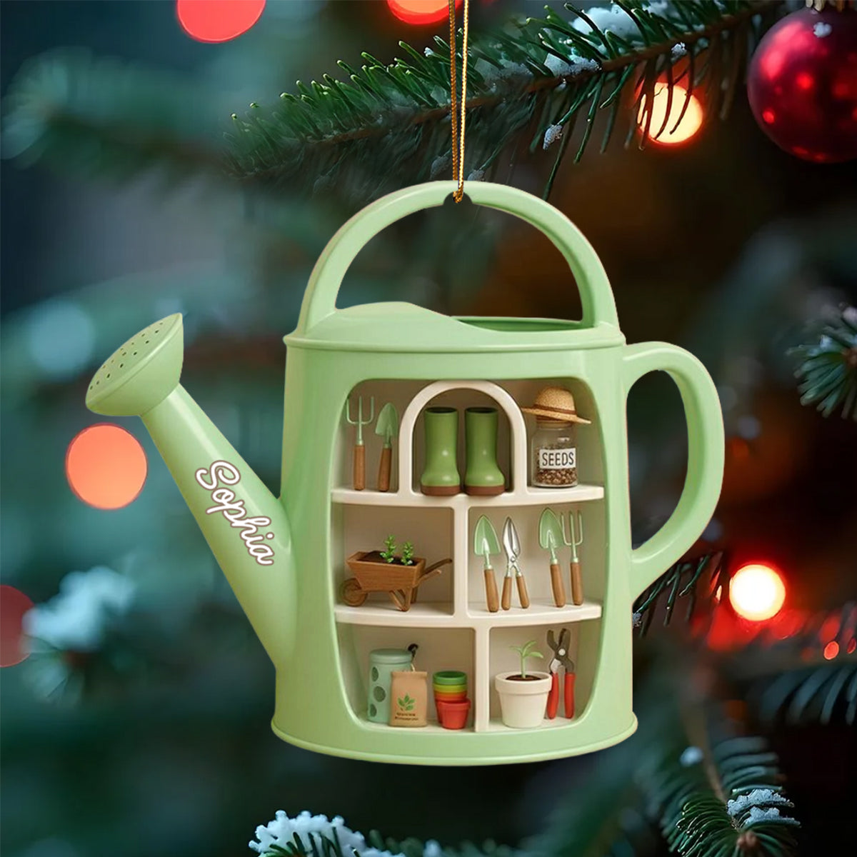 Celebrate Gardening Joy With Custom Garden Tools Design, Personalized Ornament, Gift For Gardening Enthusiasts