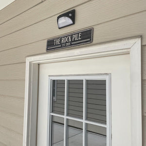 Custom Text Sign, Personalized Metal Sign