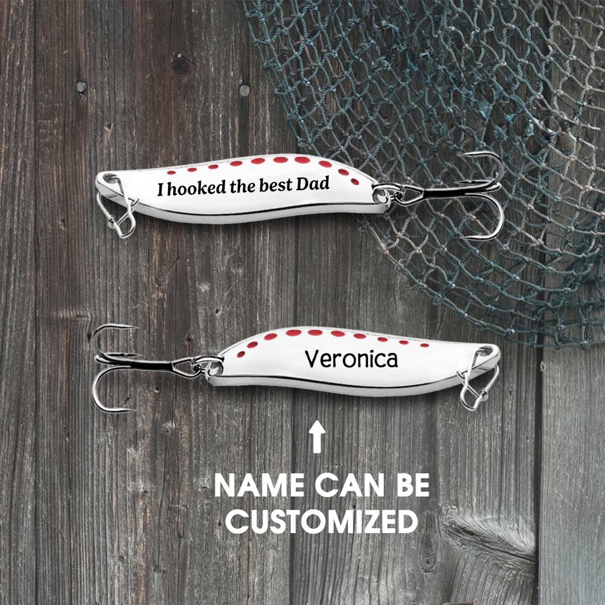 I hooked the best Dad Family Personalized Fishing Lure For Dad