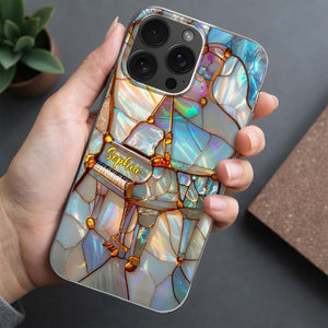 A Melody For The Soul Personalized Clear Phone Case for Musicians