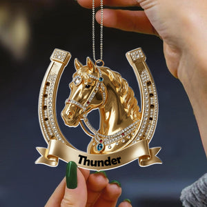 Personalized Horse  Acrylic Ornament Gift For Horse Lover