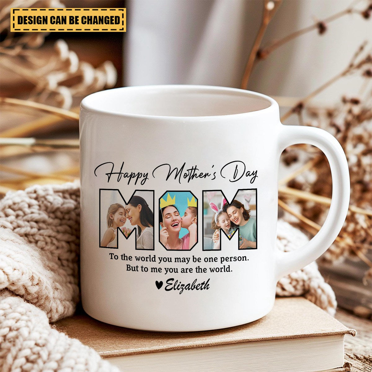 Personalized Photo Happy Mother's Day To Mom Mug