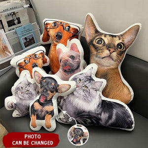 Custom Photo My Beloved Fur Baby Personalized Shaped Pillow Gift For Pet Lovers
