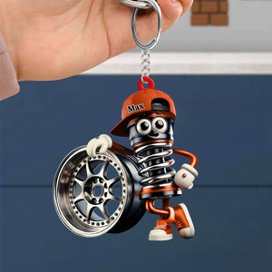 Custom Name Auto Repairman Keychain,Repairman Gift