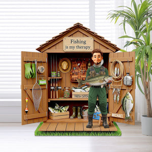 Custom Fishing Acrylic Plaque - Personalized Gifts for Fishing Lovers