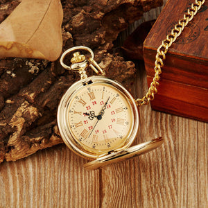 Personalized Letter Name Engraved Pocket Watch