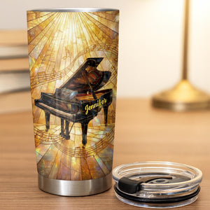 Grand Piano Symphony, Personalized 20oz Tumbler, Gift For Music Lovers