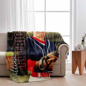 Any Sport, Name, Postion, Number, Team.... Personalized Sport-lover Blanket