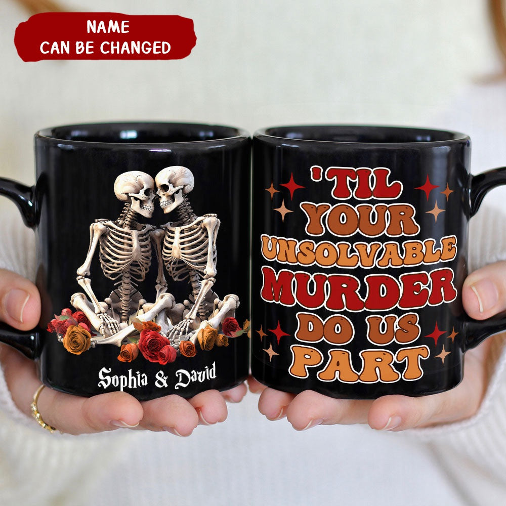 Couple Gift Personalized Mug Skull Couple Mug