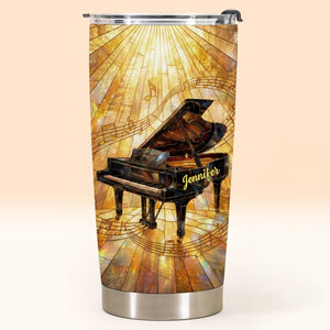 Grand Piano Symphony, Personalized 20oz Tumbler, Gift For Music Lovers