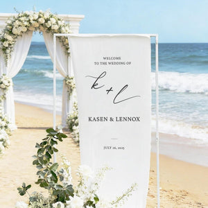 Personalized Wedding Welcome Sign, Custom Wedding Signs，Wedding banner
