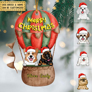 Personalized Acrylic Ornament Gift For Christmas, Gift For Pet Lover