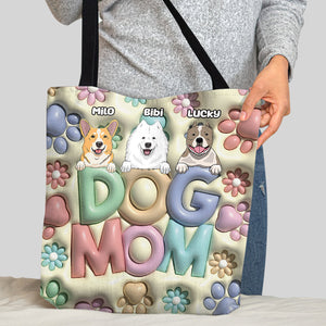 Dog Mom Personalized Dog Tote Bag