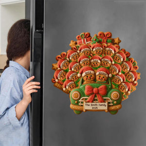 Celebrate Your Family's Holiday With Custom Van And Bears Decal, Personalized Decal