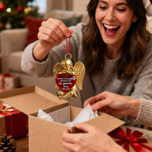 Always On My Mind, Forever In My Heart - Angel Memorial Personalized Acrylic Ornament