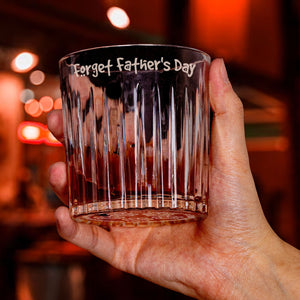 From Your Favorite Unemployed Freeloader Dog Dad - Personalized Whisky Glass
