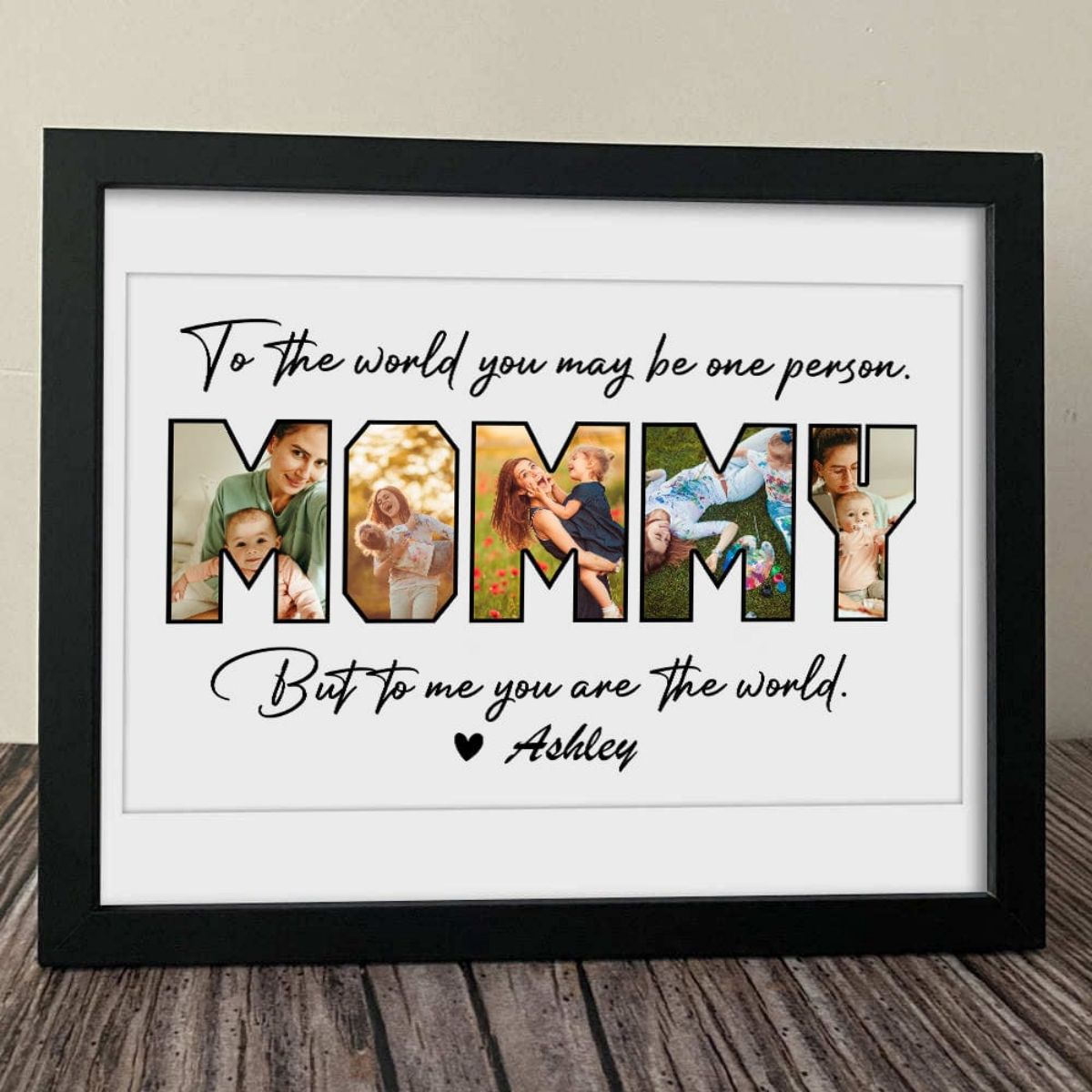 Personalized Happy Mother's Day To Mom Picture Frame