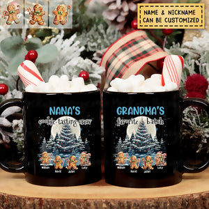 Grandma's Favorite Cookie-tasting crew Family Personalized Mug Christmas Gift For Grandma