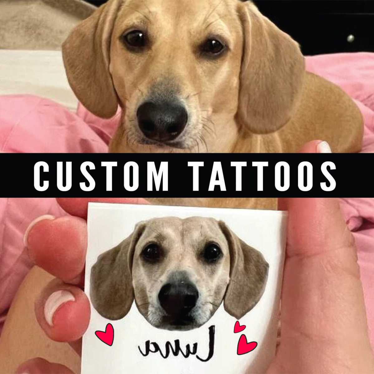 Personalized Tattoo-Custom TemporaryTattoo, Bachelorette