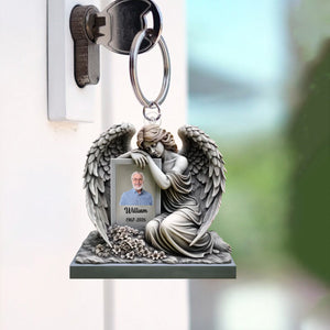 Memorial I Am Always With You - Personalized Acrylic Keychain, Memorial Gift For Loss Of Loved One