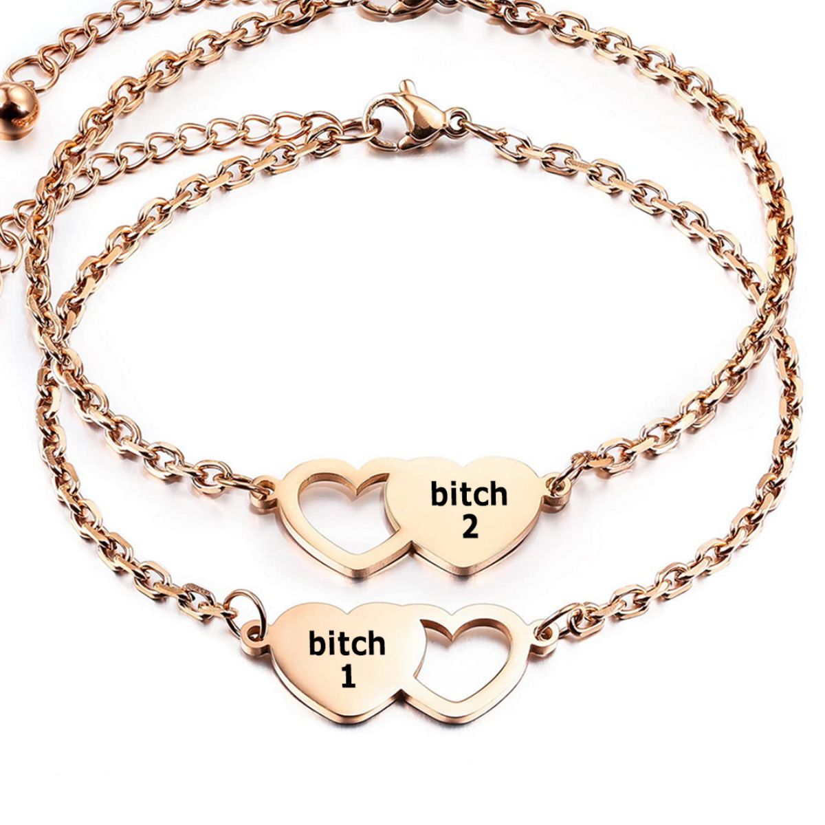 Friendship Heart Set Bracelet For Best Friend