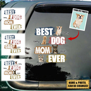 Best Dog Mom Ever Personalized Decal For Dog Lovers