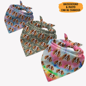 Multi Pattern Bandana Personalized Bandana Custom Gifts For Dog