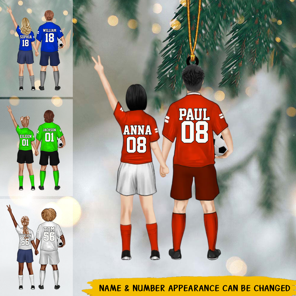 Personalized Soccer Couple Ornament Whatever You Lack I Got You