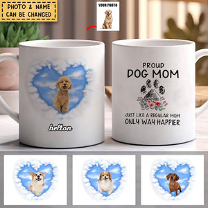 Personalized Proud Dog Mom Mug