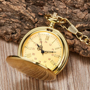 Personalized Letter Name Engraved Pocket Watch