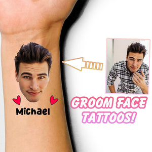 Personalized Tattoo-Custom TemporaryTattoo, Bachelorette
