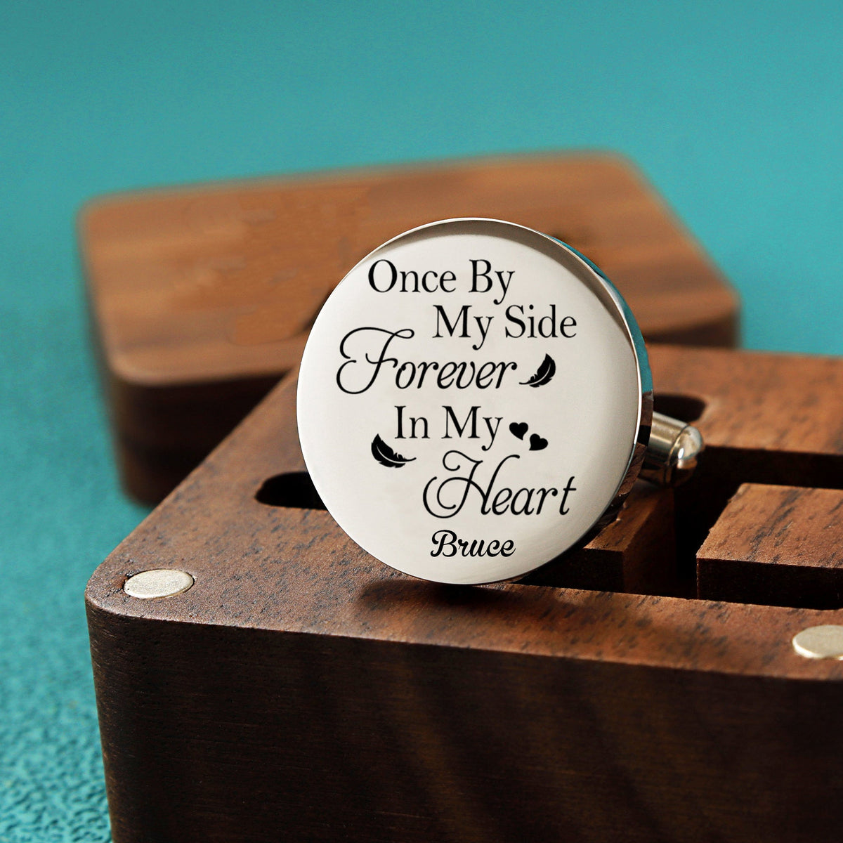 Personalized Memorial cufflinks-Remembrance Gift