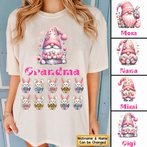 Personalized Little Bunnies Easter Day Pure Cotton T-Shirt