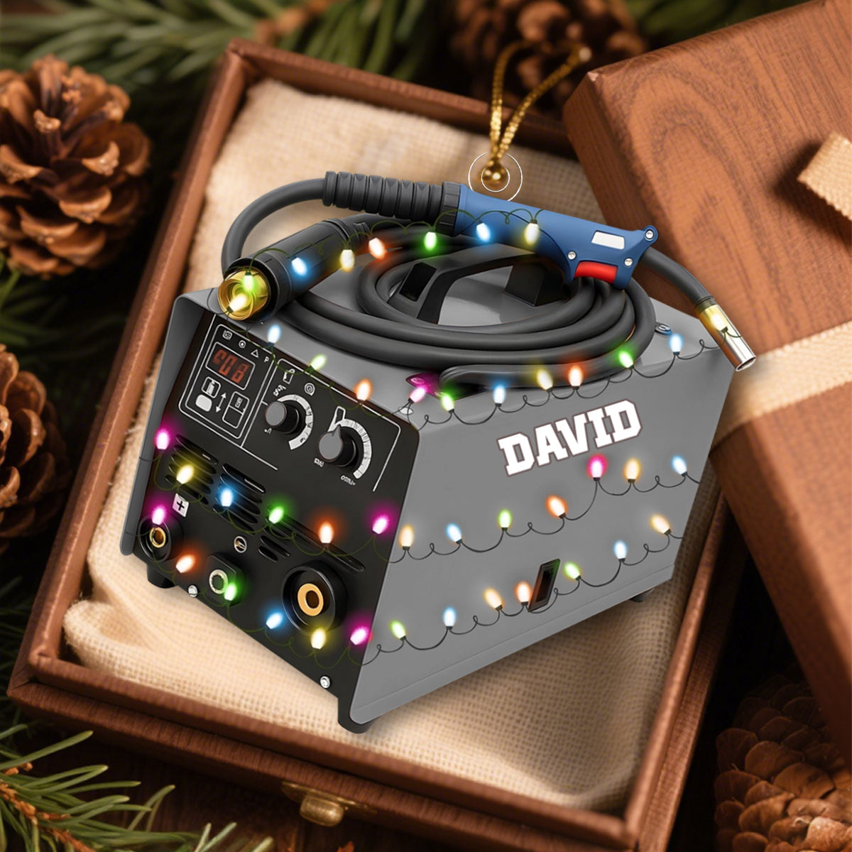 Personalized Welder Ornament,Welding Tool Ornaments for Christmas Tree