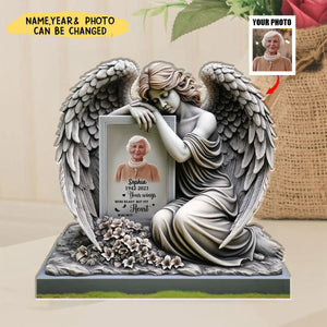 Personalized Memorial Angel Acrylic Plaque