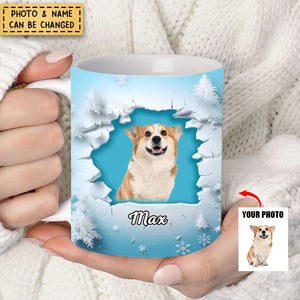 Personalized Dog Coffee Mug Christmas Gift For Dog Lover
