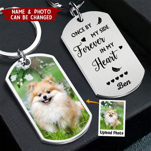I am Always With You - Memorial Gift For Pet Lovers - Personalized Stainless Steel Keychain