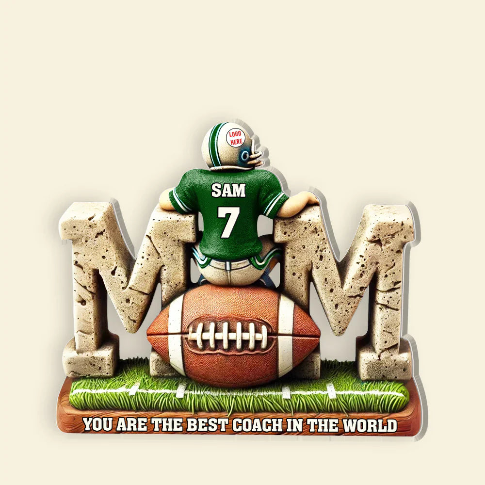 Personalized Gifts For Football Lover Plaque