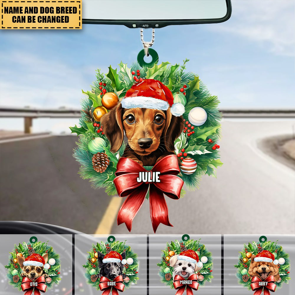 Personalized Christmas Gift For Dog Lovers Acrylic Ornament