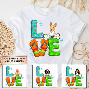 Personalized Gift For Dog Lovers Beach Summer Vacation T-shirt