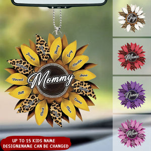 Personalized Family Sunflower Acrylic Ornament