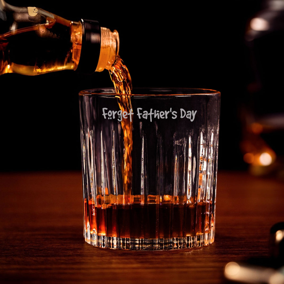 From Your Favorite Unemployed Freeloader Dog Dad - Personalized Whisky Glass