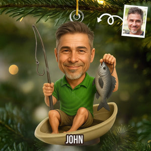 Custom Photo Personalized Christmas Birthday Fishing Gifts For Fisherman - Master Angler