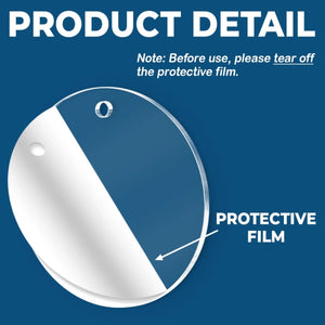 Our Reindeer Crew Personalized Christmas Acrylic Ornament Gifts For Mom, Dad, Kids