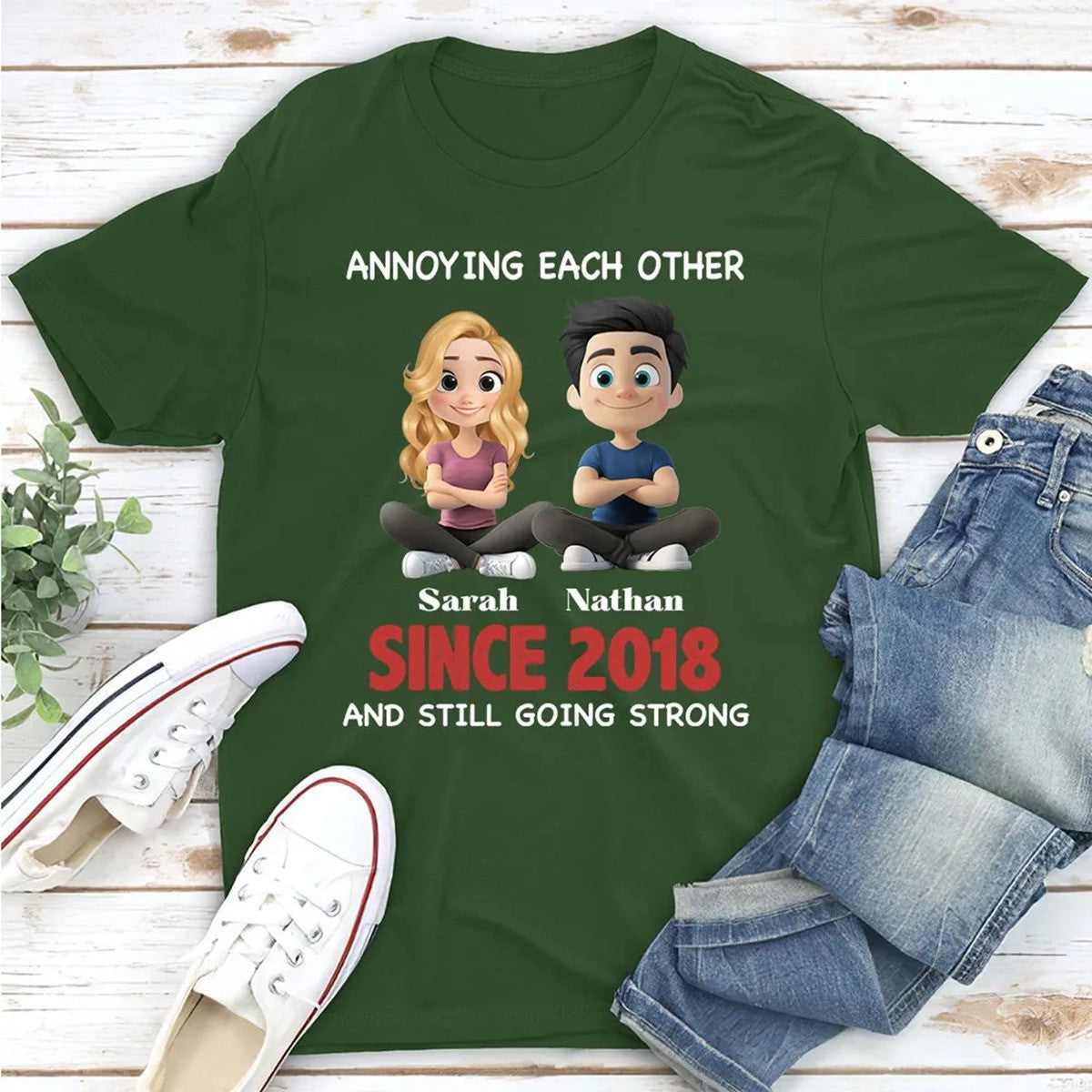 Together Forever - Personalized Custom Shirt - Perfect Gifts For Beloved Ones